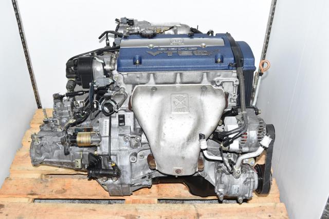 JDM DOHC VTEC Honda 2.0L F20B Replacement Accord SiR 97-02 Engine Swap with T2T4 5-Speed Manual LSD Transmission