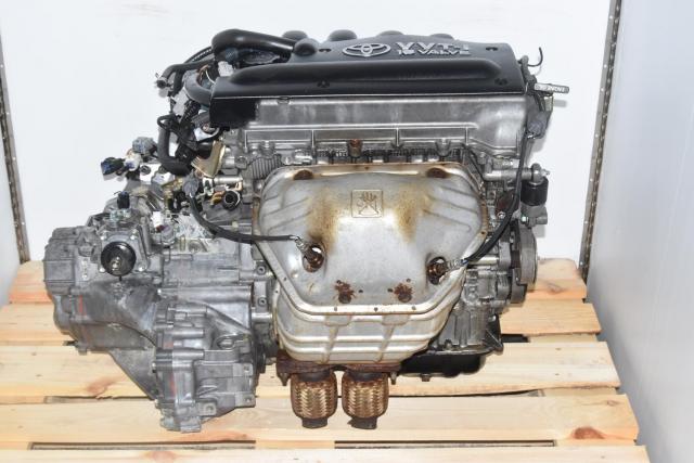 Used JDM VVTi 1ZZ 1.8L MRS / MR2 Spyder 99-07 Engine with Automatic Tiptronic Replacement Transmission for Sale