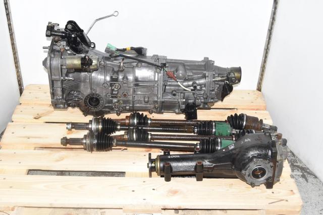 JDM WRX 2006-2014* Replacement 5-Speed Manual Push-Type Transmission with GD Axles & Rear 4.444 LSD