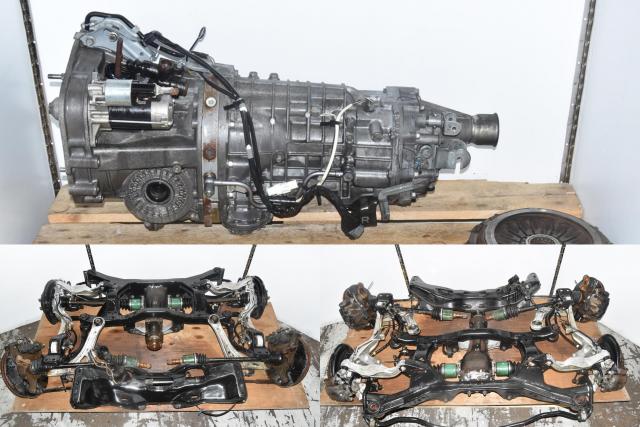 Used JDM Legacy Spec-B Replacement 03-09 TY856WBDAA 6-Speed Transmission with R180 3.54 Rear Differential & Brake Kit