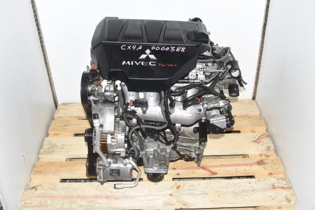 Used JDM Mitsubishi 4B11 MIVEC Turbo Lancer, Evo X, Ralliart DOHC Turbocharged TD04HL 2008-2015 CX4A Engine for Sale - Rhode Island, New York