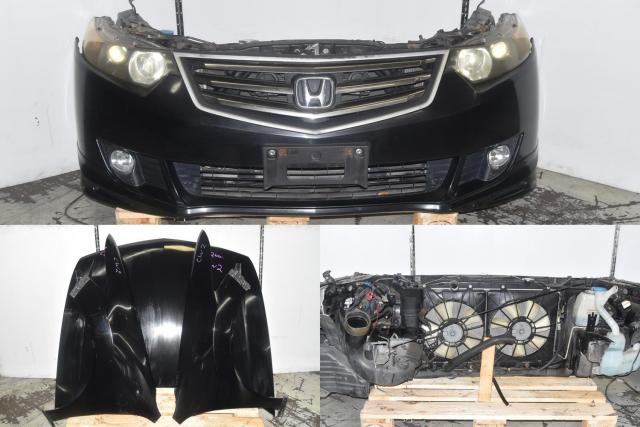 Used JDM Accord CW2 Wagon / TSX 08-15 Autobody Nose Cut with Headlights, Bumper Covers, Hood & Fenders for Sale