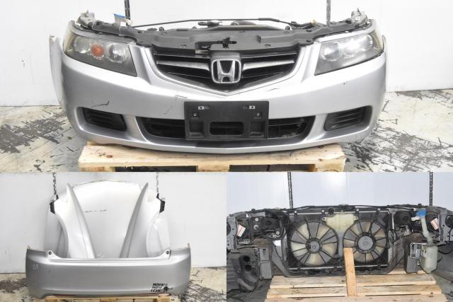 JDM CL7 CL9 Honda Accord / TSX 04-08 Replacement Autobody Front End Nose Cut Conversion for Sale with Bumper Covers, Fenders, Hood & Radiator Support