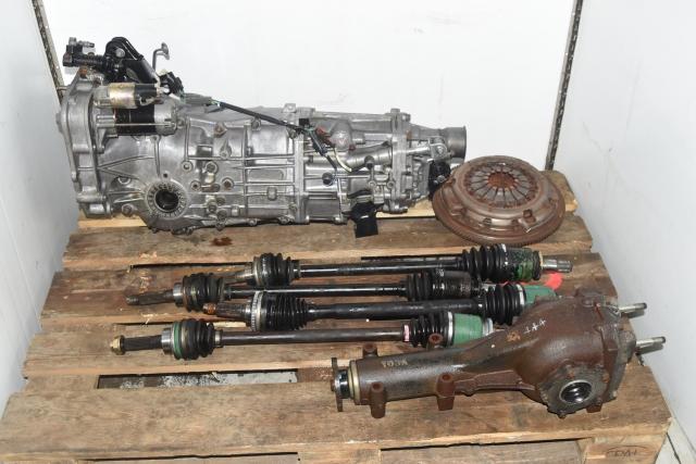 JDM 06+ Subaru WRX Repalcement 5-Speed Manual Transmission with 4.444 Rear Differential, Flywheel & Pressure Plate Assembly