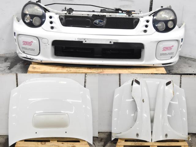 ZeroSports GDB GDA Version 7 2002-2003 Front Nose Cut Bugeye with Fenders, Hood, HID Headlights, Rad Support, Rear Bumper & Sideskirts