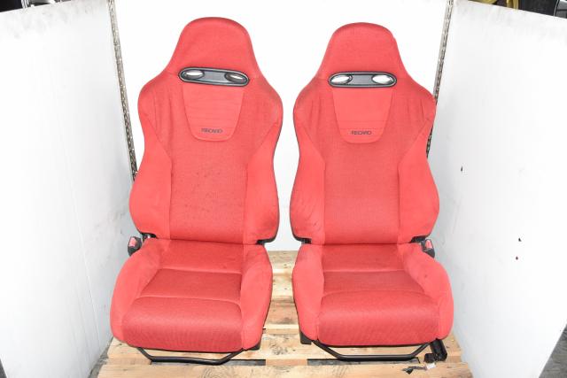 JDM 2002-2005 HONDA CIVIC TYPE R EP3 OEM FRONT RECARO SEATS PAIR LH RH