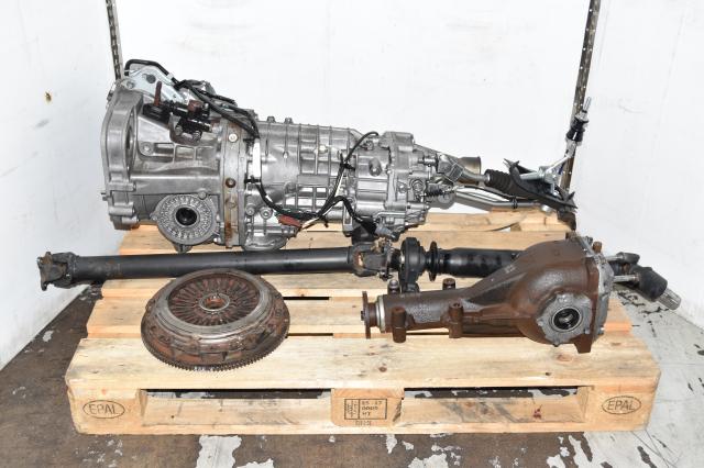 JDM VA/GR TY856UB1KA 2008-2017 6-Speed Manual DCCD Transmission with STi Brembos, 5x114.3 Hubs, Axles, Driveshaft & R180 3.54 Rear Differential