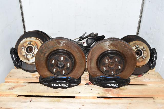 JDM WRX STi 2008-2017 GRB/VA Front & Rear Brembo Calipers for Sale / 5x114.3
