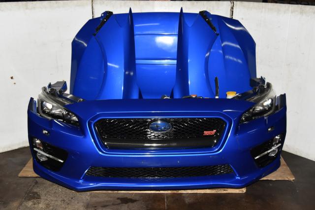 JDM Subaru WRX STi WRB 2015+ VA OEM Front End Conversion with Hood, Fenders, Headlights & Rad Support