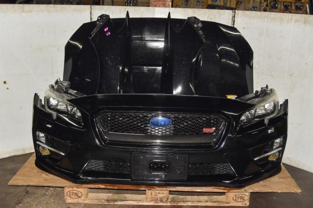 JDM Subaru WRX STi 2015+ VA OEM Front End Conversion with Hood, Fenders, Headlights & Rad Support
