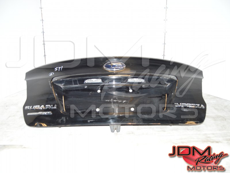 Used JDM Subaru Impreza WRX STi Black Wingless Trunk 2015-2020