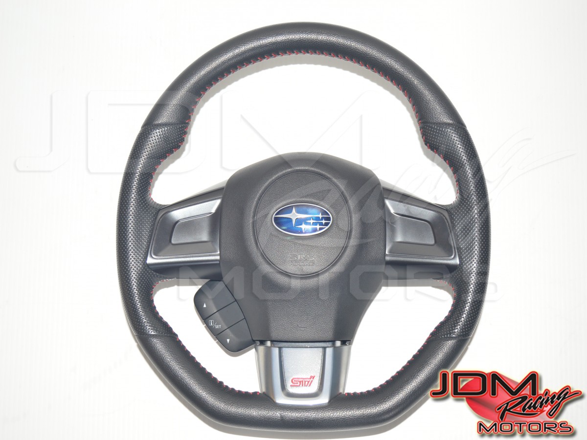 JDM Subaru WRX STi 2015-2018 VA Steering Wheel Assembly For Sale