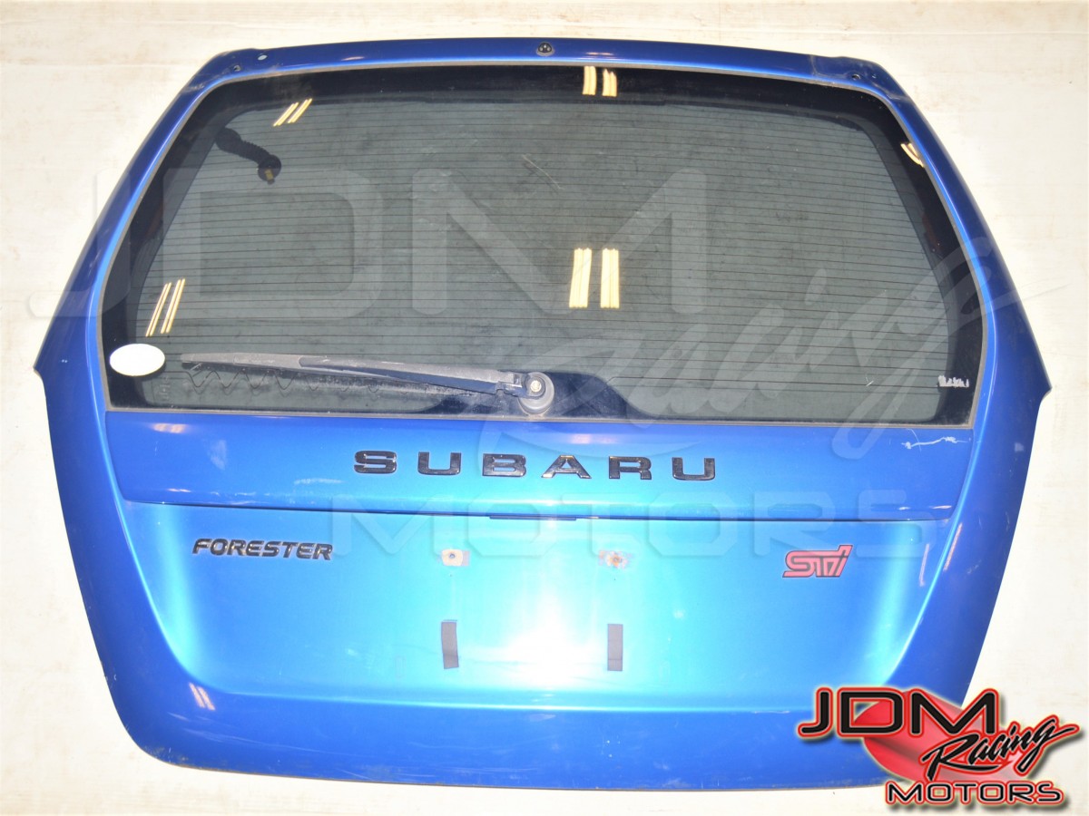 2006-2008 Subaru Forester STI SG9 OEM Rear Hatch in WRB w/out Spoiler