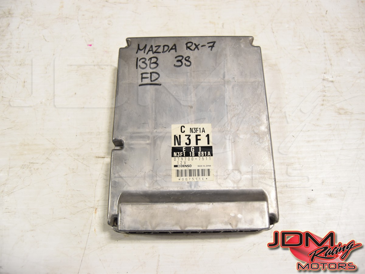 Used JDM Mazda RX-7 13B FD3S Replacement Manual ECU Module for Sale N3F-18-881A
