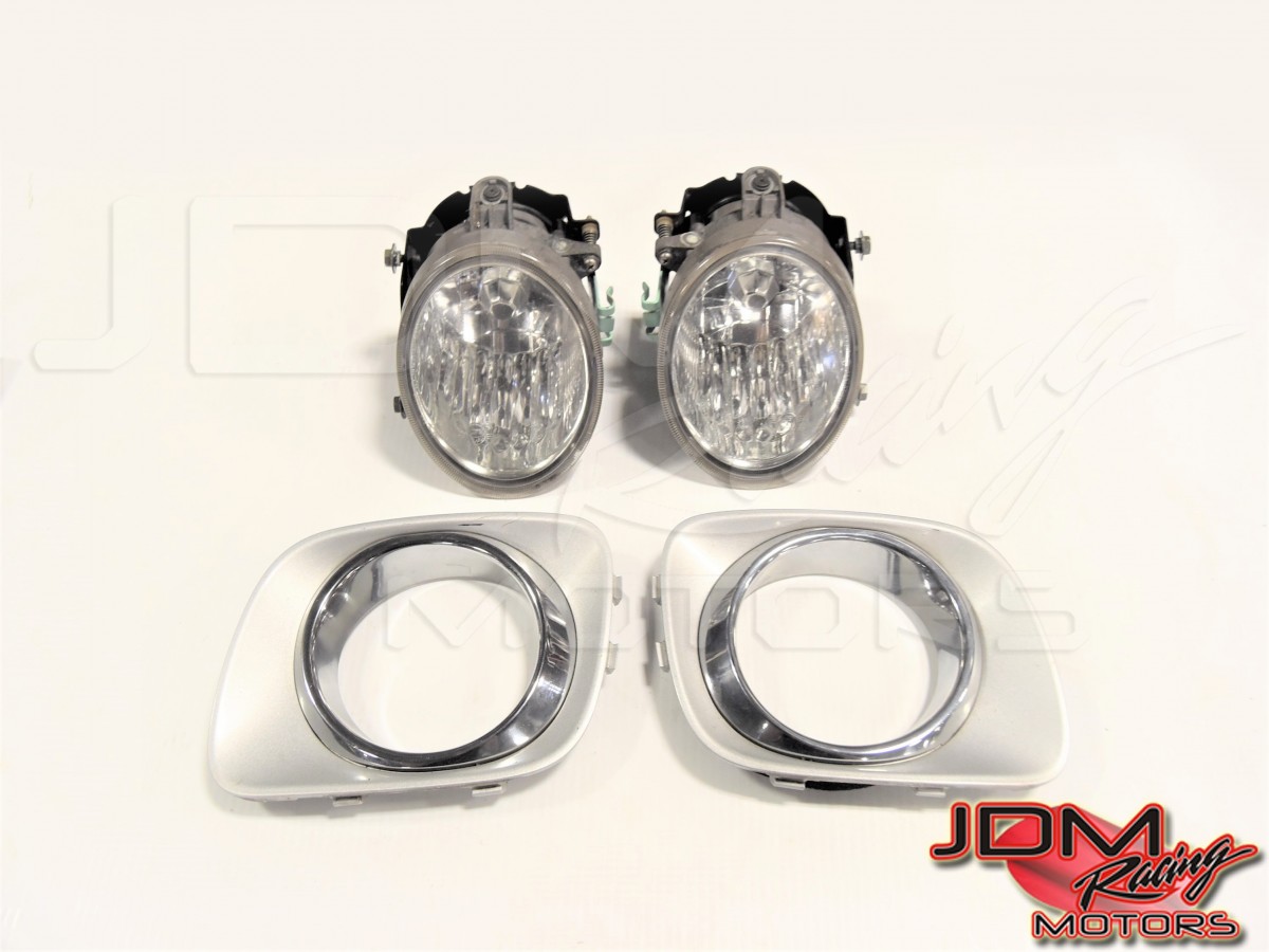 Used Subaru Forester SG5 2003-3005 114-20759 Fog Lights with Bezels for Sale