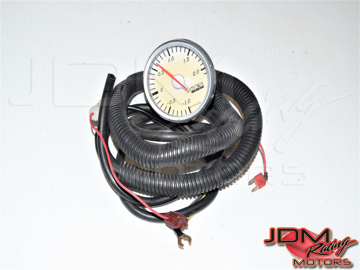 Used JDM HKS Power Direct Bright Series 60mm Boost Gauge for Sale