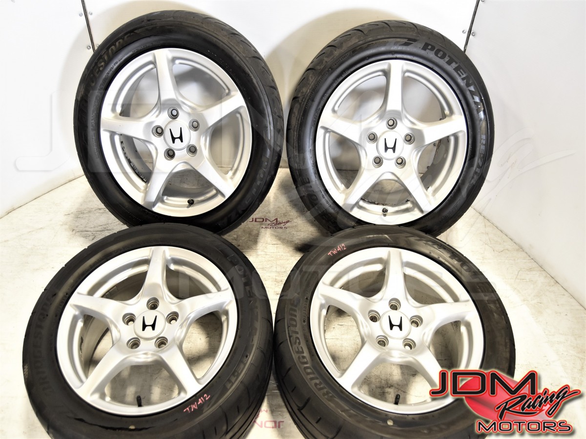 Used JDM AP1 S2000 Enkei Staggered Replacement OEM 5x114 Mags for Sale