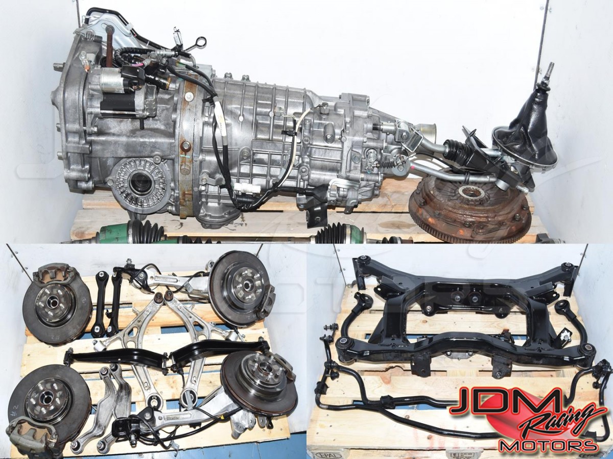 Used JDM Spec-B Legacy GT 6-Speed Non-DCCD Transmission TY856WBEAA Package with, Axles, Hubs, Rotors, Hubs & Rear Differential