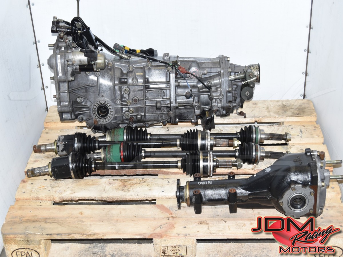 Used Replacement JDM WRX 2006-2014* Manual 5-Speed 4.11 Ratio Transmission, Rear Differential & Axles for Sale