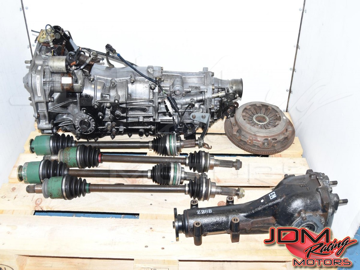 Used Subaru WRX 2002-2005 5-Speed Manual Transmission with Matching 4.444 Rear LSD, GD Axles, Flywheel & Pressure Plate