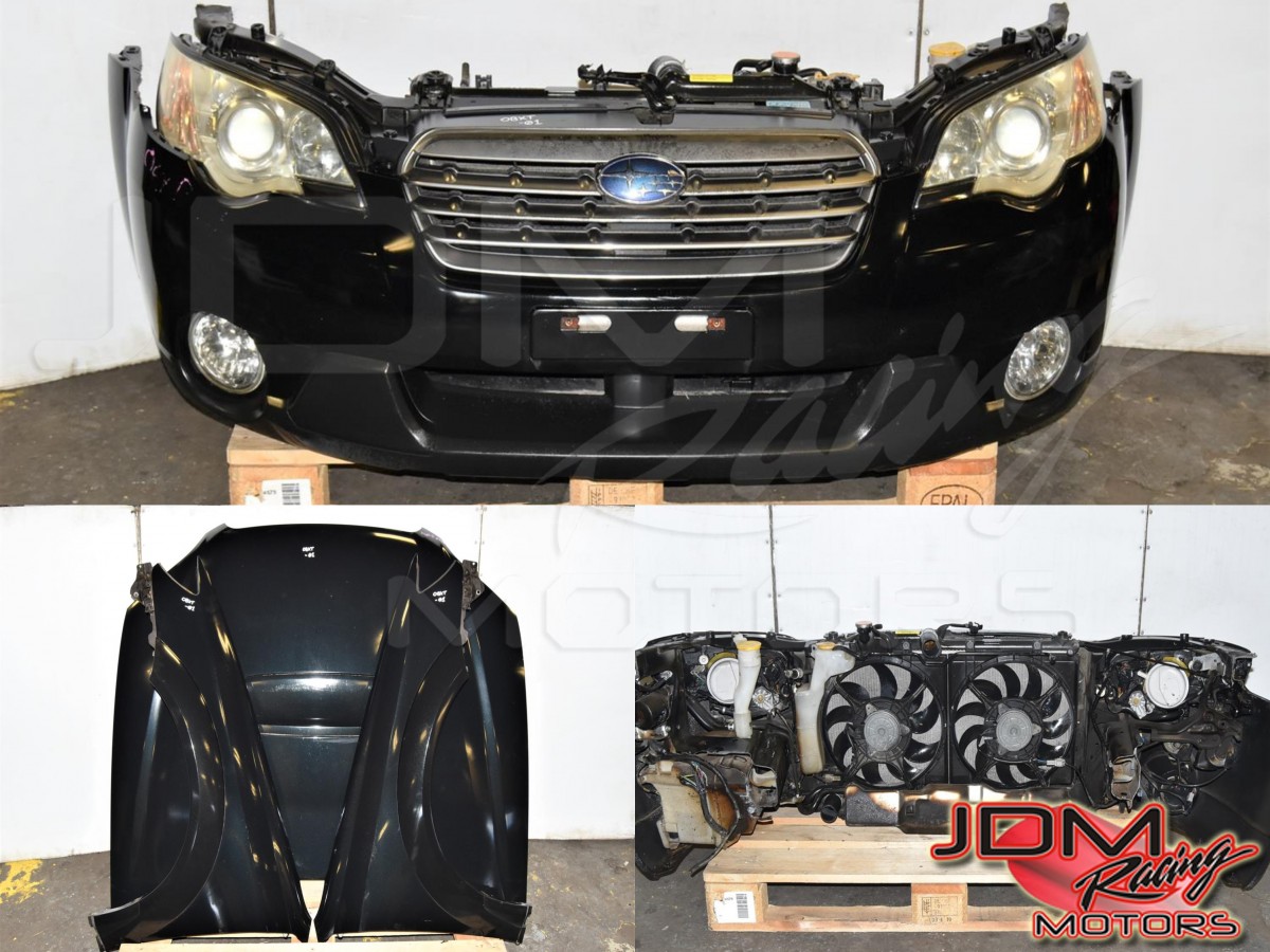 JDM Subaru Outback XT Replacement Front End Autobody Conversion with Hood, Rad Support, Fenders, Bumper Cover, Headlights, Grille & Foglights