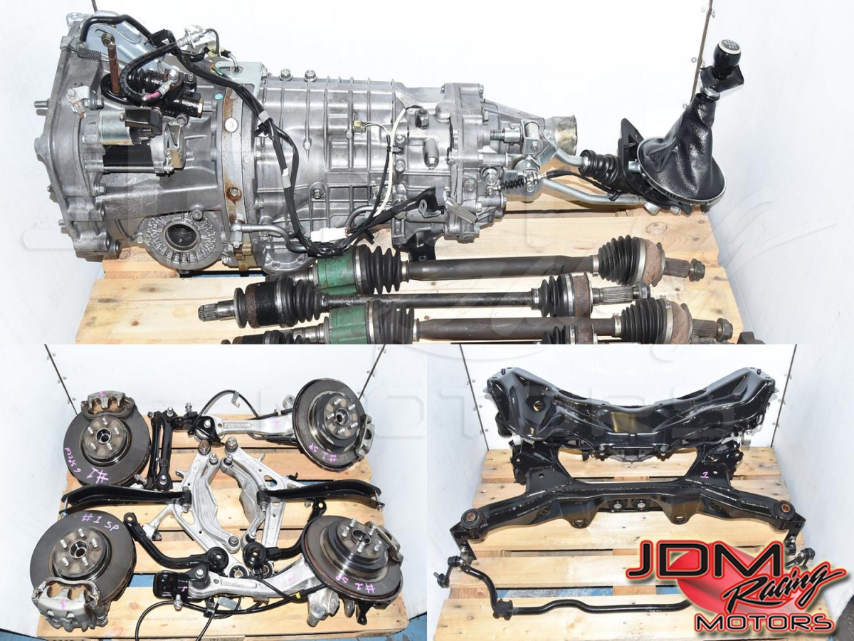 Used JDM Legacy GT Spec-B / H6 EZ30 6-Speed Manual Transmission Swap with Brake Calipers, Discs, Subframe & R160 Rear Differential