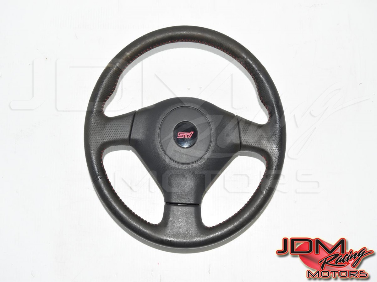 Used JDM Subaru WRX STi OEM Version 9 2006-2007 Automotive Steering Wheel for Sale