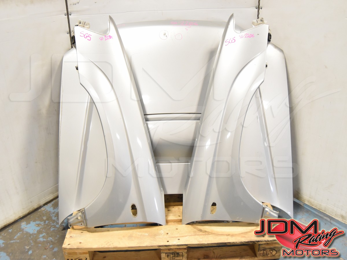 Used JDM Subaru Forester XT SG5 OEM 03-05 Hood with Fenders for Sale