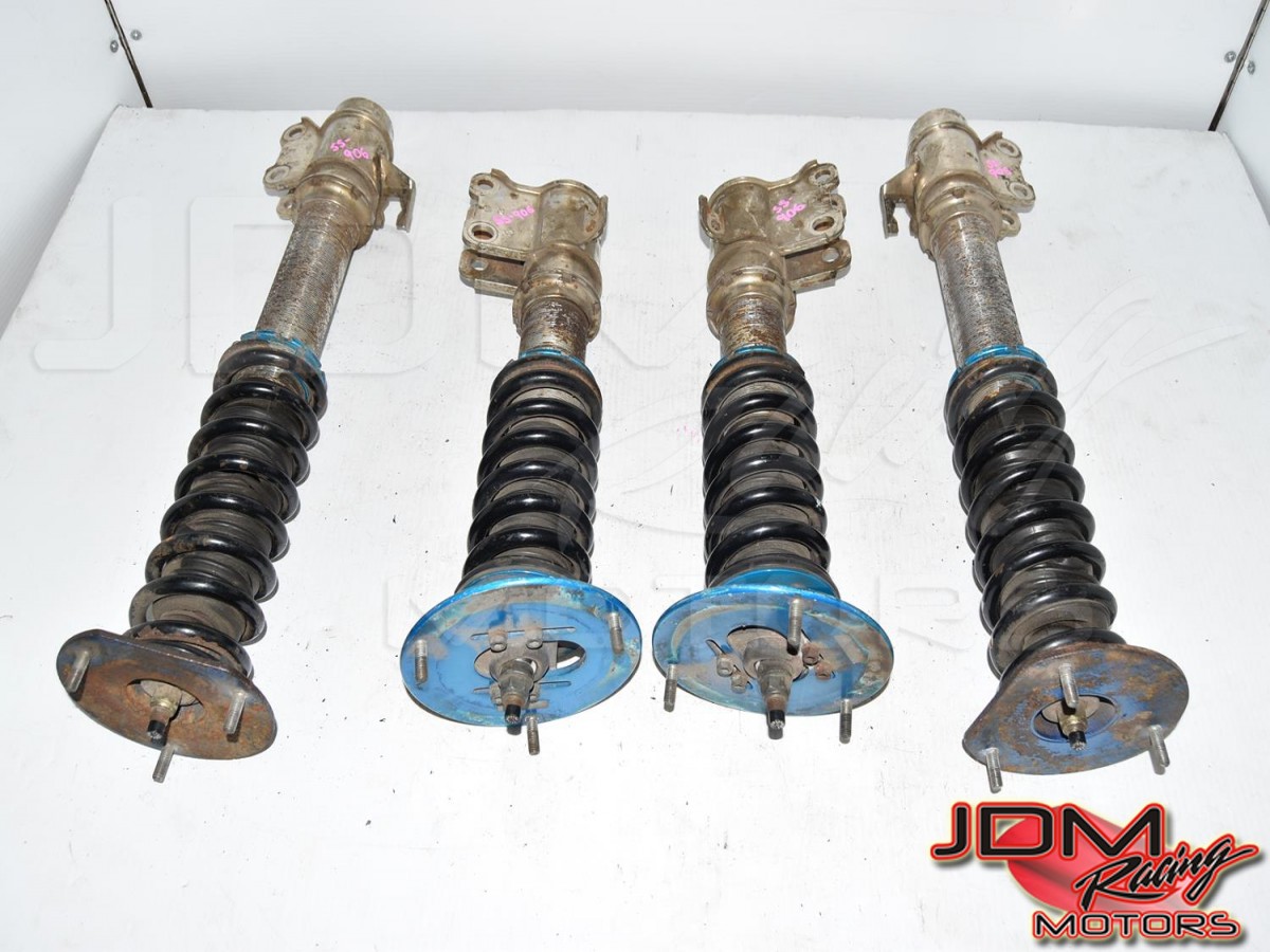 JDM WRX 5x100 Aftermarket Front & Rear Replacement Adjustable Coilovers for Sale