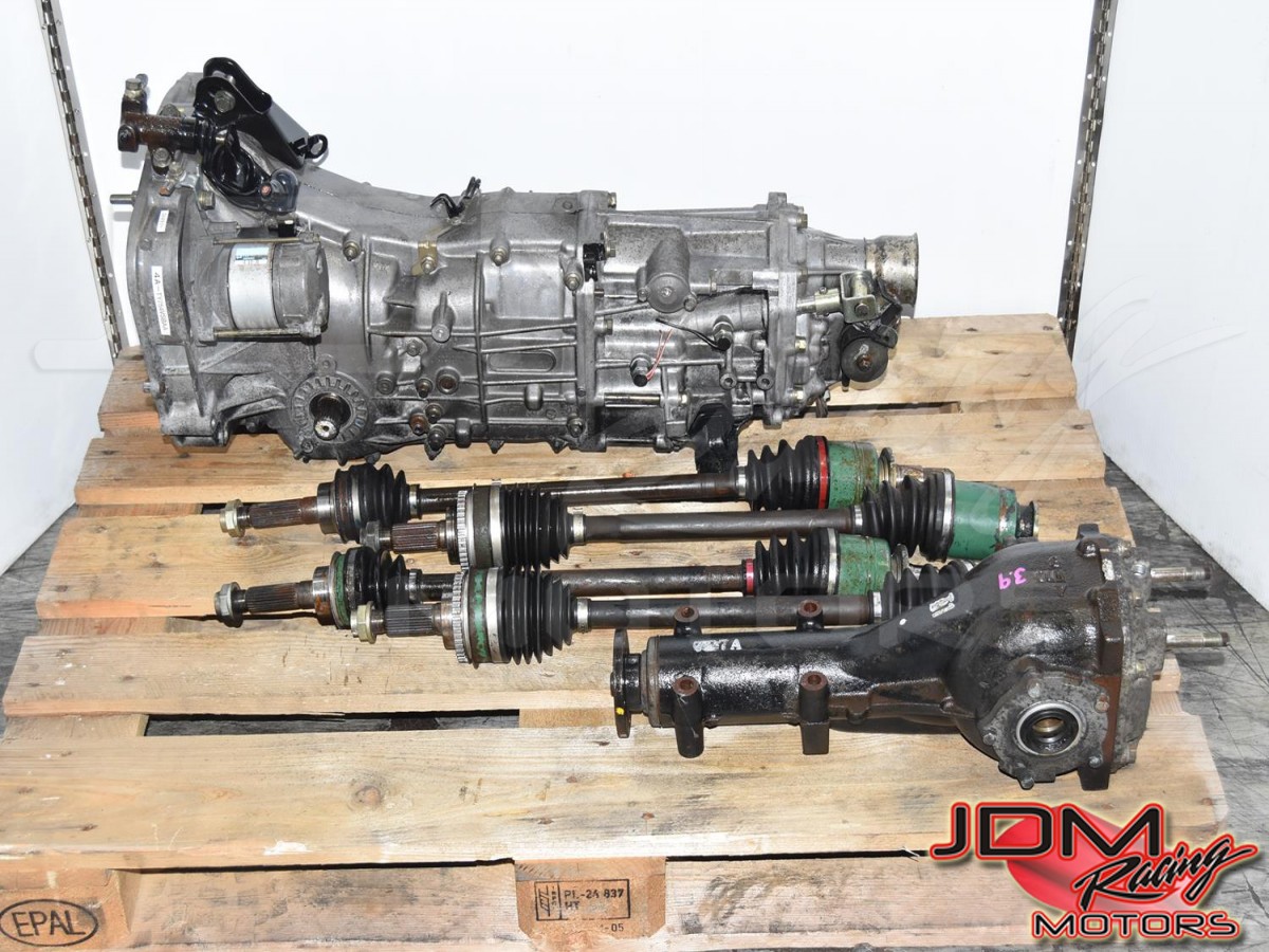 Used JDM 2008+ Replacement Impreza 5-Speed Manual Engine with Axles & Rear 3.9 Matching Ratio Differential (Push-Type)